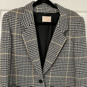 Vintage Pendleton Wool Blazer Size 12 Lined Pockets